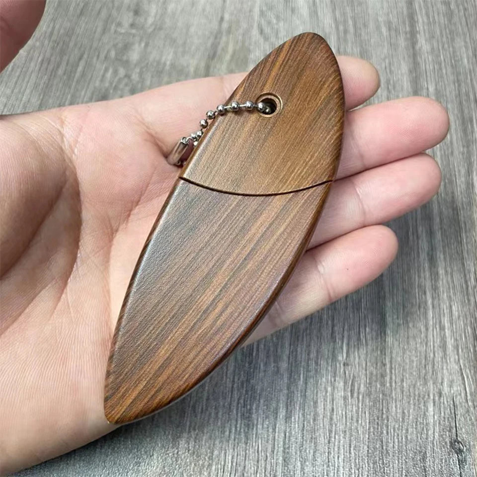 Mini Faca Chaveiro Portátil Wood Bufaluz